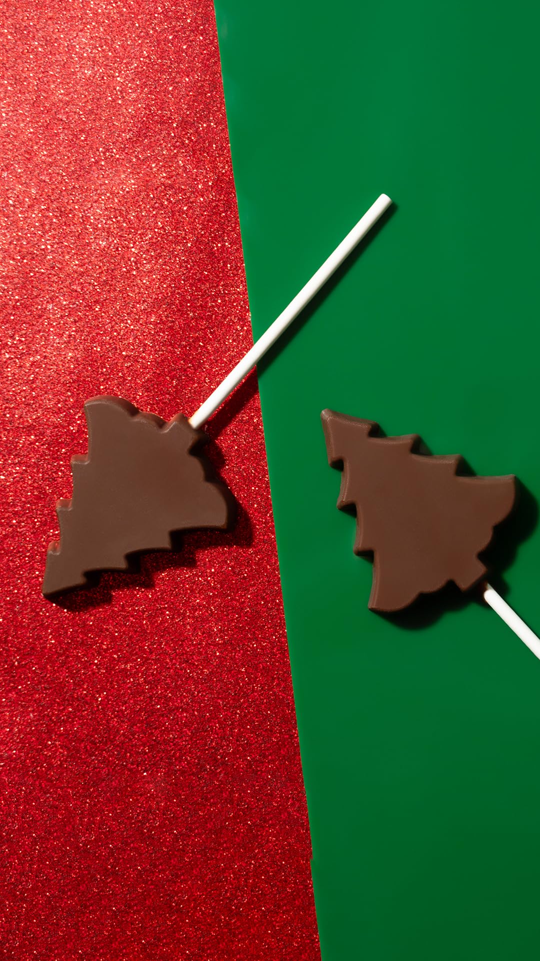 Chocolate Christmas Lollipops (3 Pack) | Milk Free, Nut Free, Gluten Free, Soy Free, Vegan | No Whey Foods