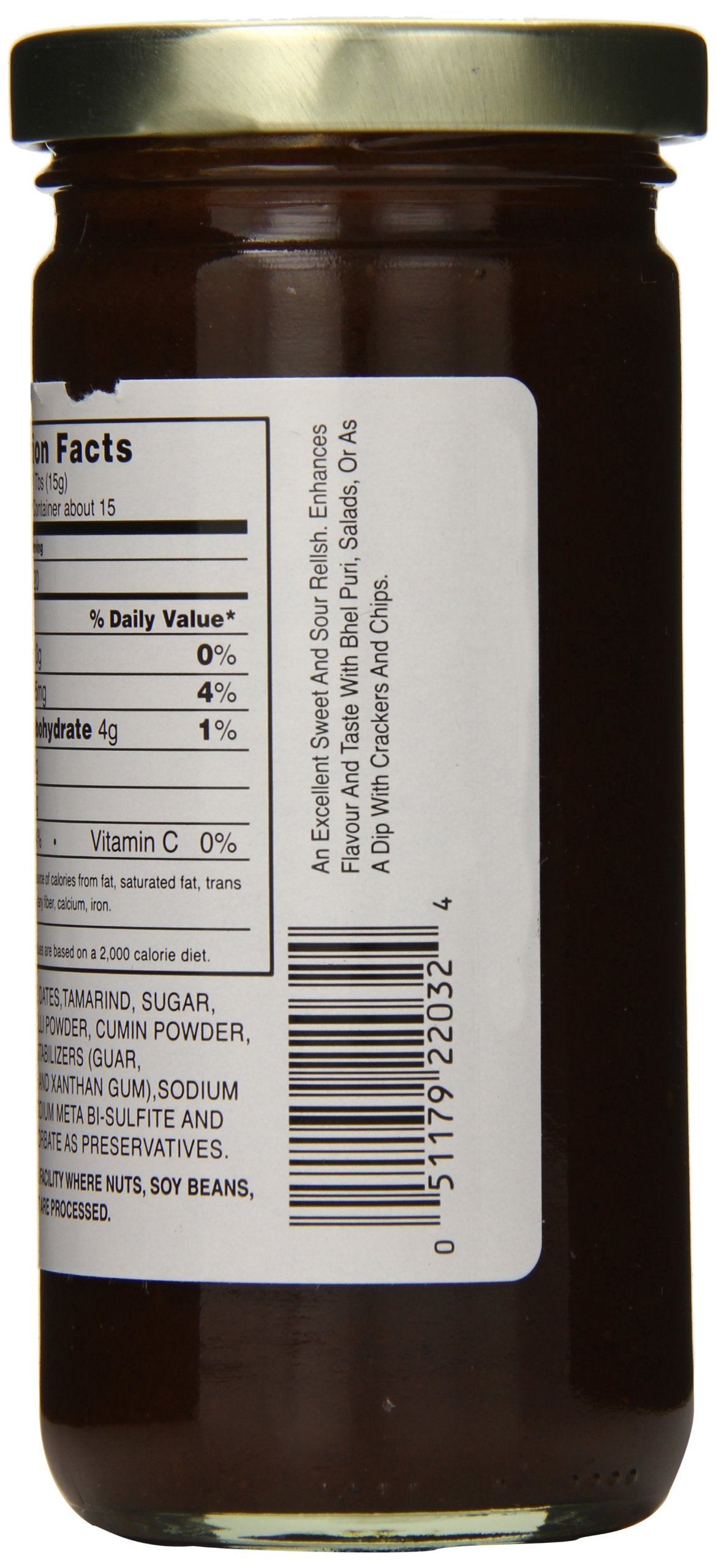 Swad Tamarind And Dates Chutney, 8 Ounce