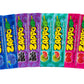ZAPPO Sour Chews Mixed Pack, Gluten Free Candy, Individually Wrapped Taffy Sticks, 1 oz x 8 Sticks Total (2 Each: Watermelon, Bl