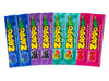 ZAPPO Sour Chews Mixed Pack, Gluten Free Candy, Individually Wrapped Taffy Sticks, 1 oz x 8 Sticks Total (2 Each: Watermelon, Bl