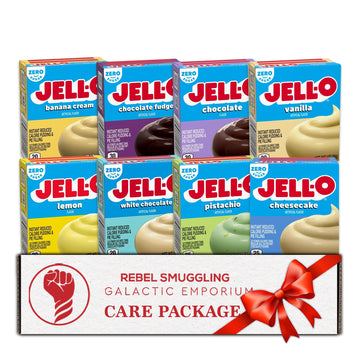 Rebel Smuggling Sugar Free Pudding Mix Variety Pack - 8 Flavors, 8-Pack