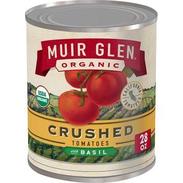 Muir Glen Organic Crushed Tomatoes With Basil, 28 oz