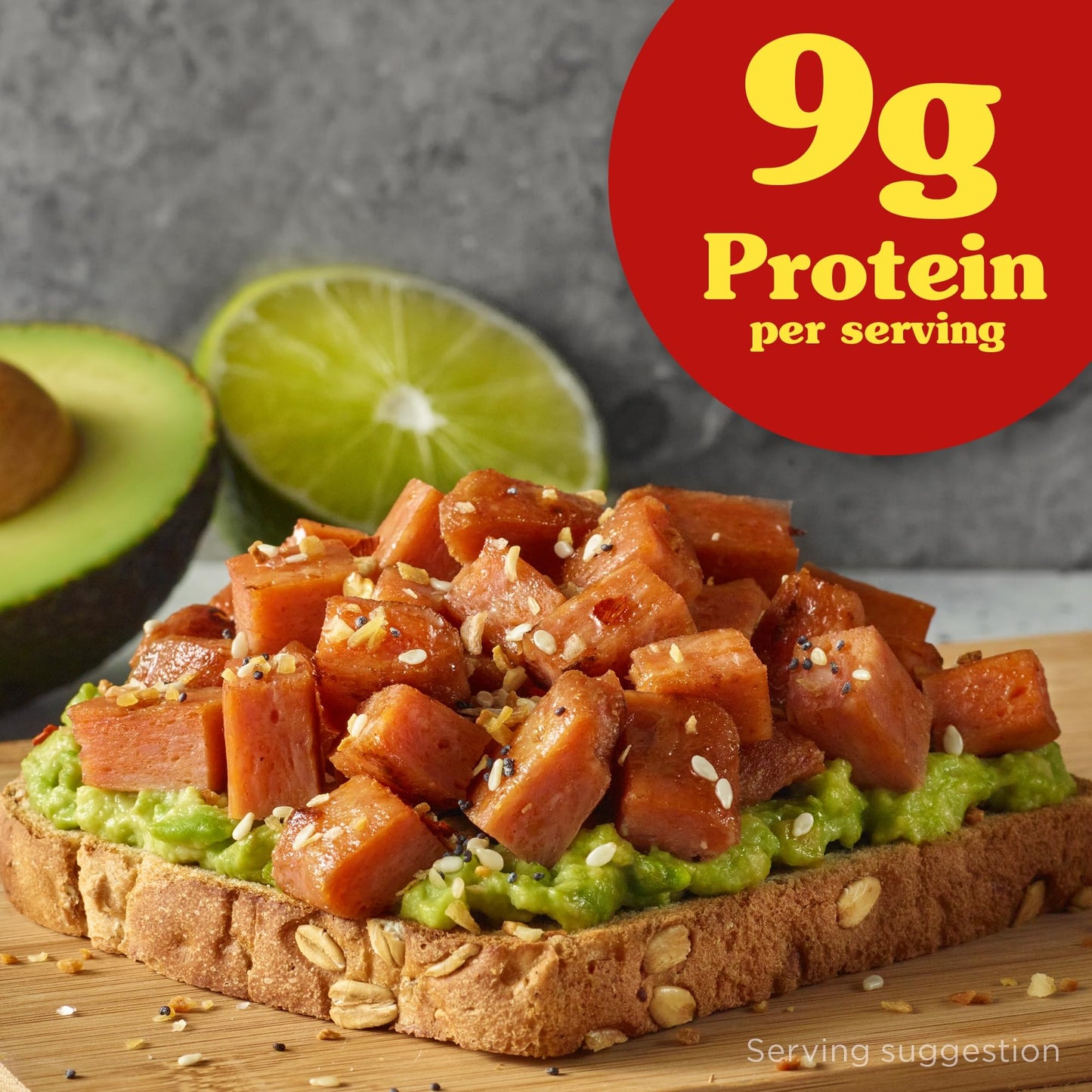 SPAM Single Bacon 2.5oz Individual Pouch (Pack of 12) Fully Cooked Pork and Ham  9g of Protein  0g Trans Fat  Low Carb  Keto-Friendly  Gluten Free  Easy Open Pouch  Perfect for Sandwiches & Breakfast