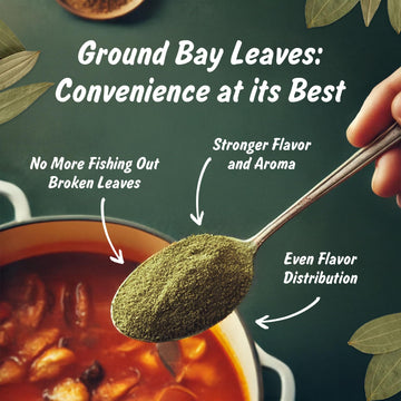 Spice Profile Usda Organic Ground Bay Leaves, Lab Tested For Heavy Metals, Resealable 4 Oz Pouch, Tej Patta Powder, Polvo De Lau