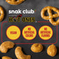 Snak Club x Hot Ones Hot Habanero Snack Mix, Spicy Snacks with Peanuts, Pretzels, Sesame Sticks, Toasted Corn & Cashews, Inspire
