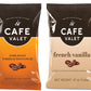 Cafe Valet Single Serve Individually Wrapped Coffee Packs, Regular Dark Roast and French Vanilla 100% Arabica Coffee, 168 Count