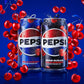 Pepsi Zero Sugar Cola Soda Pop, Wild Cherry, 12oz Cans (12 Pack)
