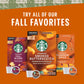 Starbucks K-Cup Coffee Pods Pumpkin Spice Flavored 100% Arabica 10 Count Orange