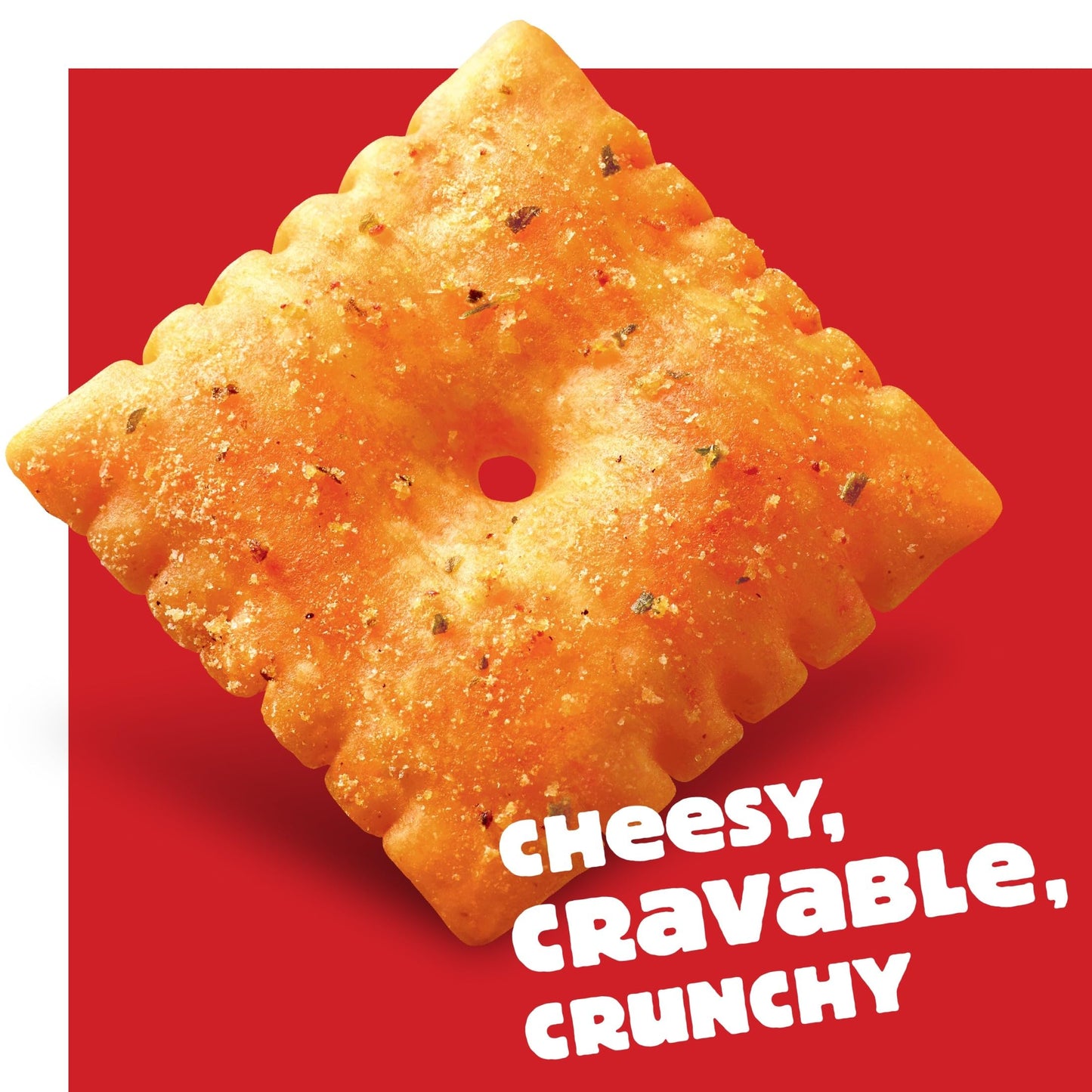 Cheez-It Baked Snack Crackers, Lunch Snacks, Family Size, Hot and Spicy, 21oz Box (1 Box) (Pack of 2)