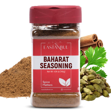 Eastanbul Baharat Spice Blend, 4.94oz, Baharat Spice, Seasoning For Turkish & Middle Eastern Dishes, Turkish Seasoning Mix, Vega