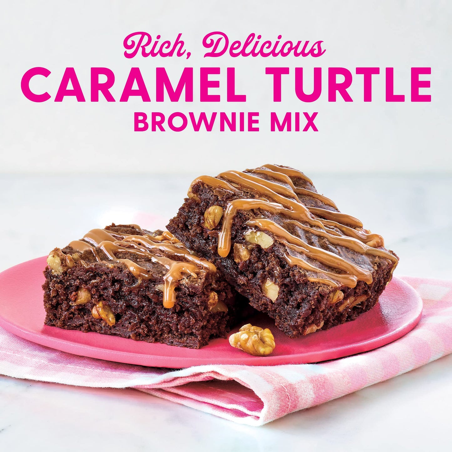 Duncan Hines Dolly Partons Caramel Turtle Flavored Brownie Mix, 16.7 oz.