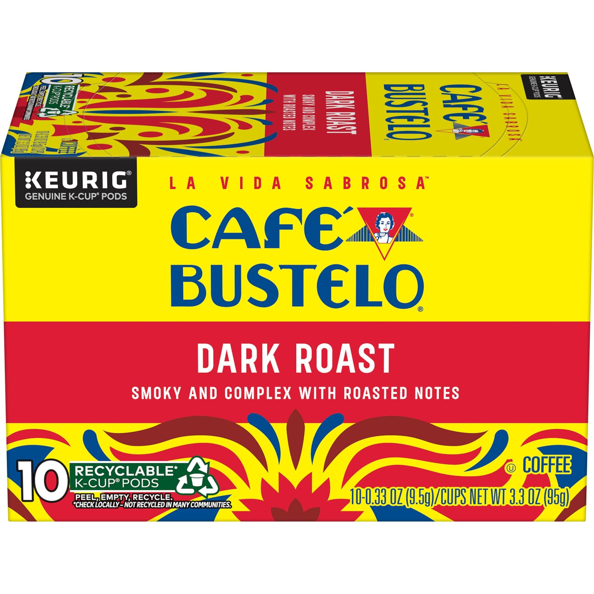 Caf? Bustelo Dark Roast 10 Count K-Cup