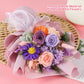 Jtoder Forever Flowers For Delivery Prime, Preserved Long Lasting Purple Rose Flower Bouquet For Mom Wife Girlfriend On Mothers
