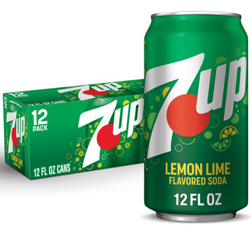 7Up Lemon Lime Soda  Naturally Flavored And Energy Blend Free  12 Fl Oz (Pack Of 12)