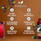Syruvia Blackberry Syrup - Blackberry Syrup Flavor, 25.4 Fl Oz - Perfect For Cocktails, Ice Tea, Desserts, Italian Sodas, Ice An