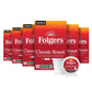 Folgers Classic Roast Coffee  Medium Roast  Keurig K-Cup Pods  10 Count Box (Pack of 6)