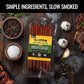 TILLAMOOK COUNTRY SMOKER Hunters Sausage Smoked Sticks, 16 Ounce, Low Carb, High Protein, Bulk Pack (36 Count)