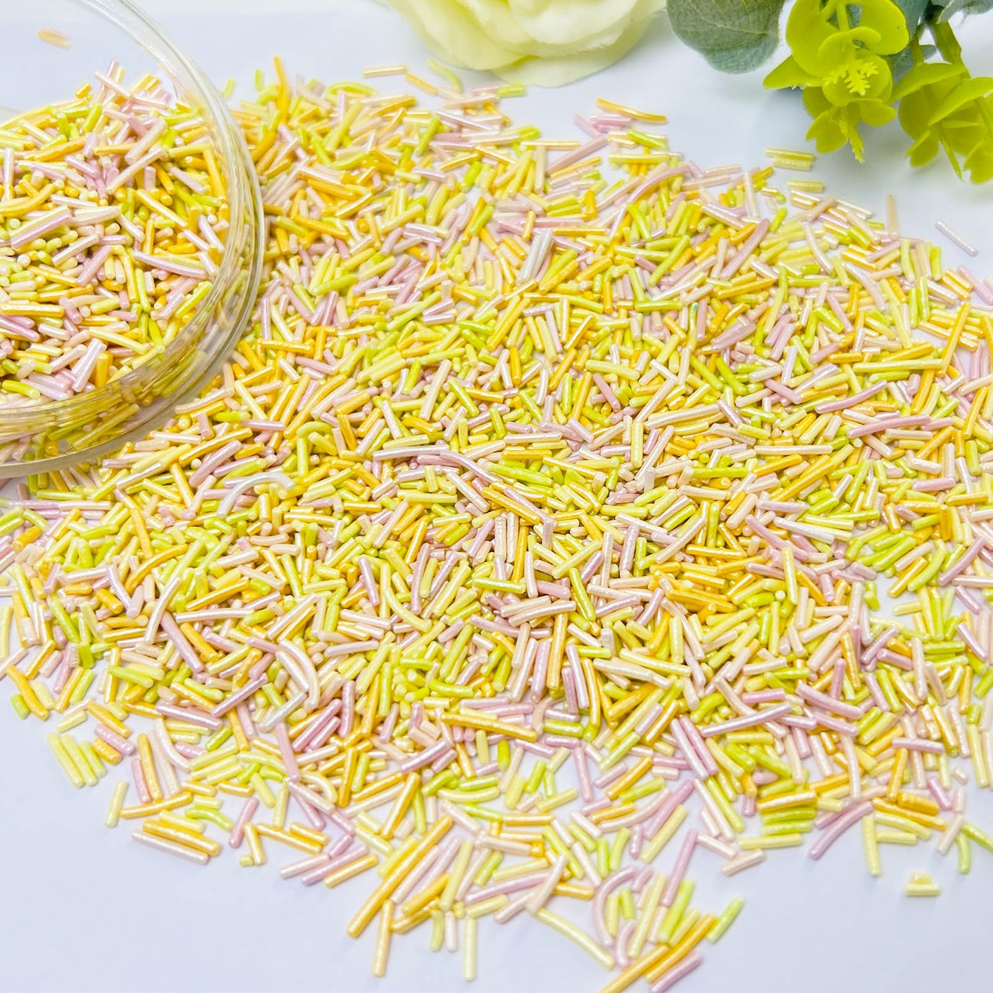 Cupcake Decorations Rainbow Sprinkles Edible Sprinkle Mix Ice Cream Toppings For Cake Decorating, Baking, Cupcakes, Cookies