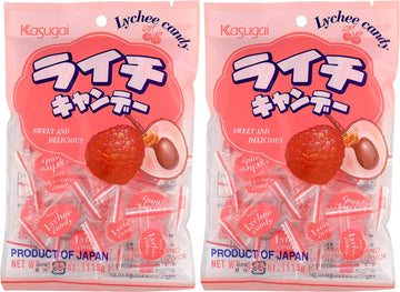 Kasugai Lychee Candy 4.05Oz (2 Pack)