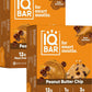IQBAR Plant Protein Bars - Peanut Butter Chip - 24 Count - Gluten Free, Vegan, Low Sugar, High Fiber Snacks