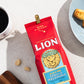 Lion Coffee Vanilla Macadamia Flavored Ground Coffee, Light Roast, Hawaiian Inspired Taste - 24 Ounce Bag
