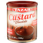 TAZAH Chocolate Custard Powder Mix, No Added Sugar, 12.3 Oz (350g) Tin