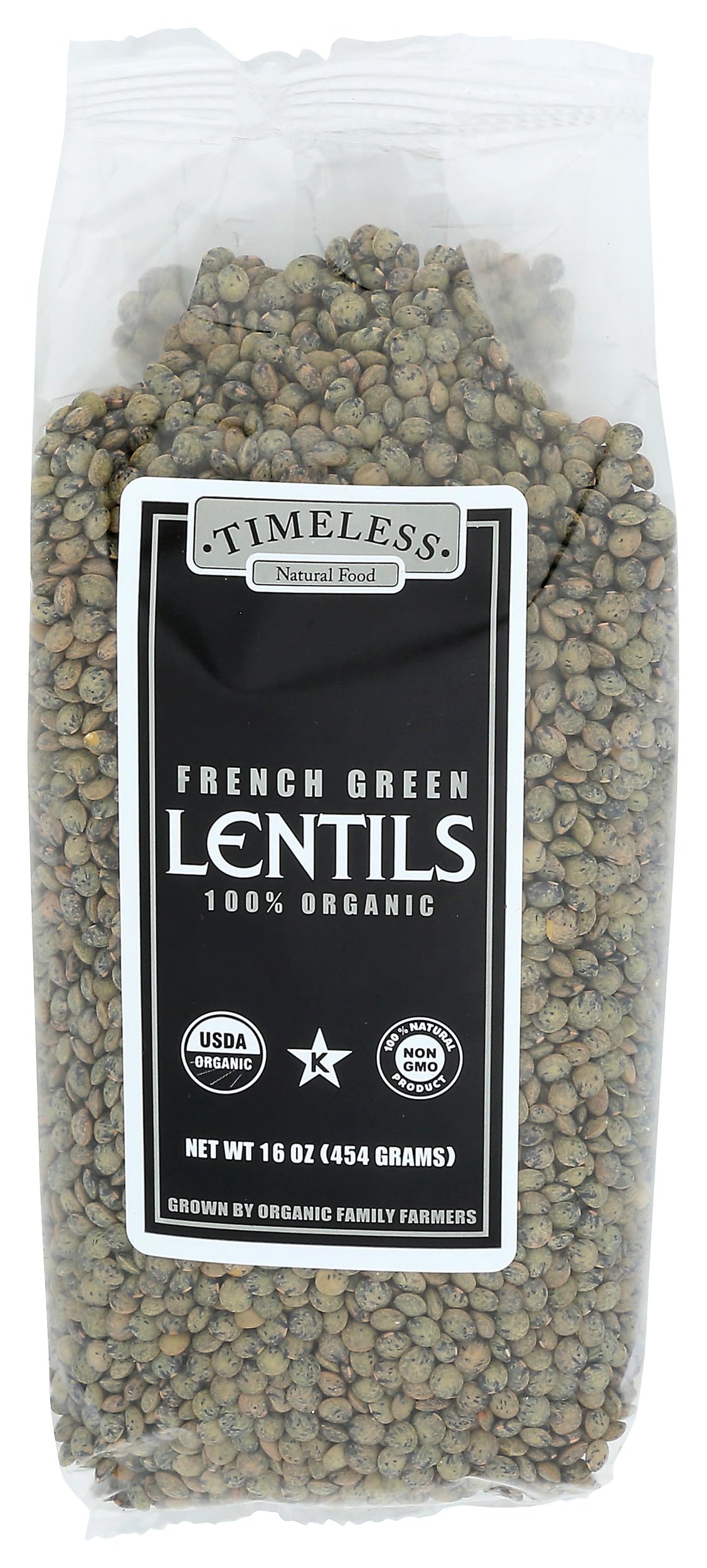 Hoiyen Organic Green Du Puy Lentils, 16 Ounce, Pack of 1, Blue