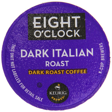 Eight O'Clock Coffee Dark Italian Roast K-Cups, 24-Count (Pack Of 2)