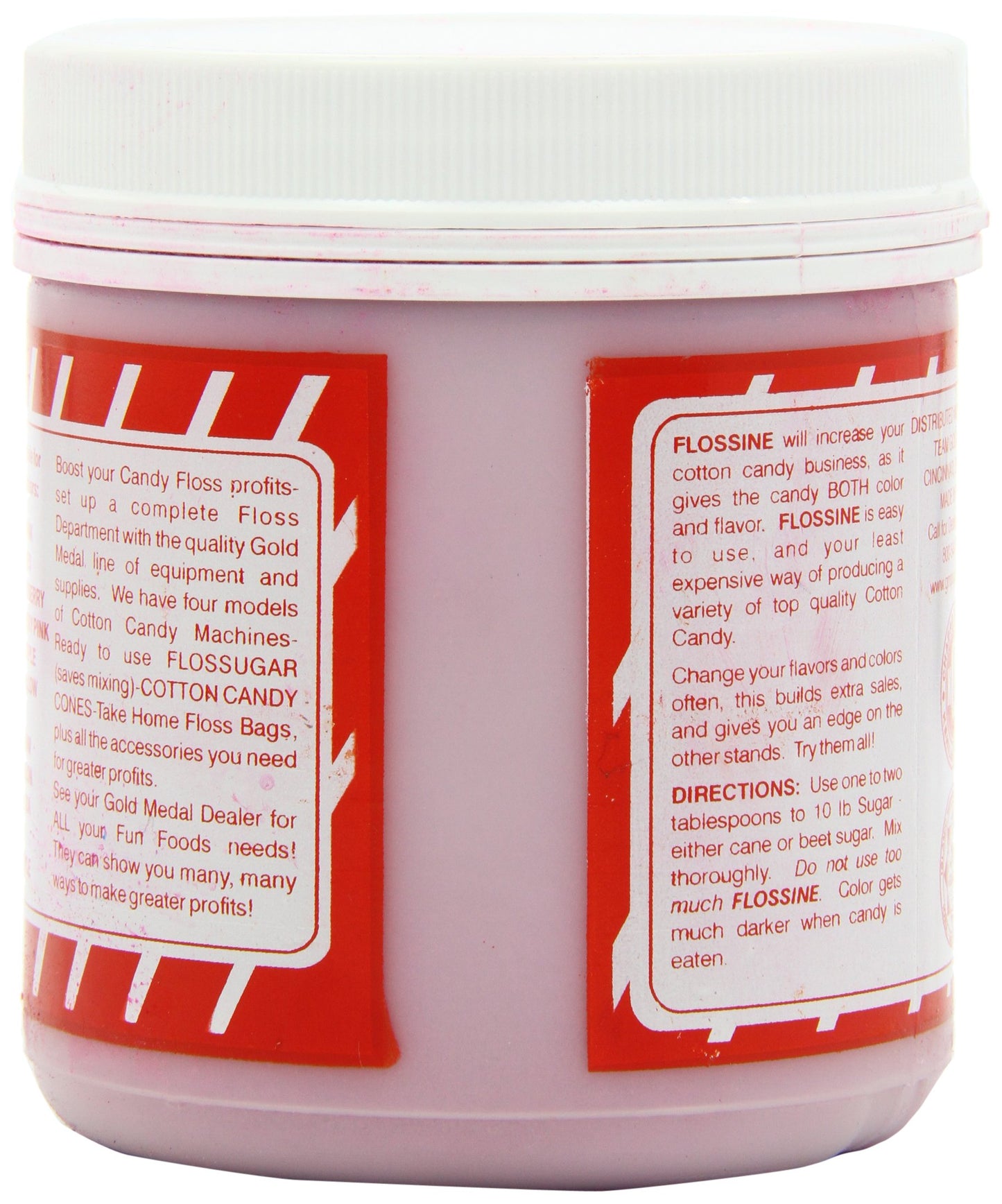 Gold Medal Flossine Can, Bubble Gum, 1-Pound