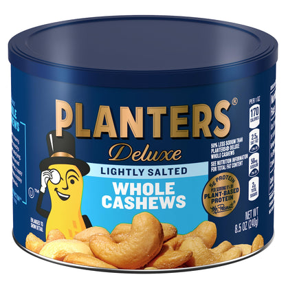 Planters Lightly Salted Whole Cashews (8.5 oz Canister)