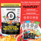 Devotion Nutrition HydroFLEX Sugar-Free Drink Mix Pack – 12-Pack, 4 Flavors, Gluten-Free, Dye-Free, 2.39 Ounce