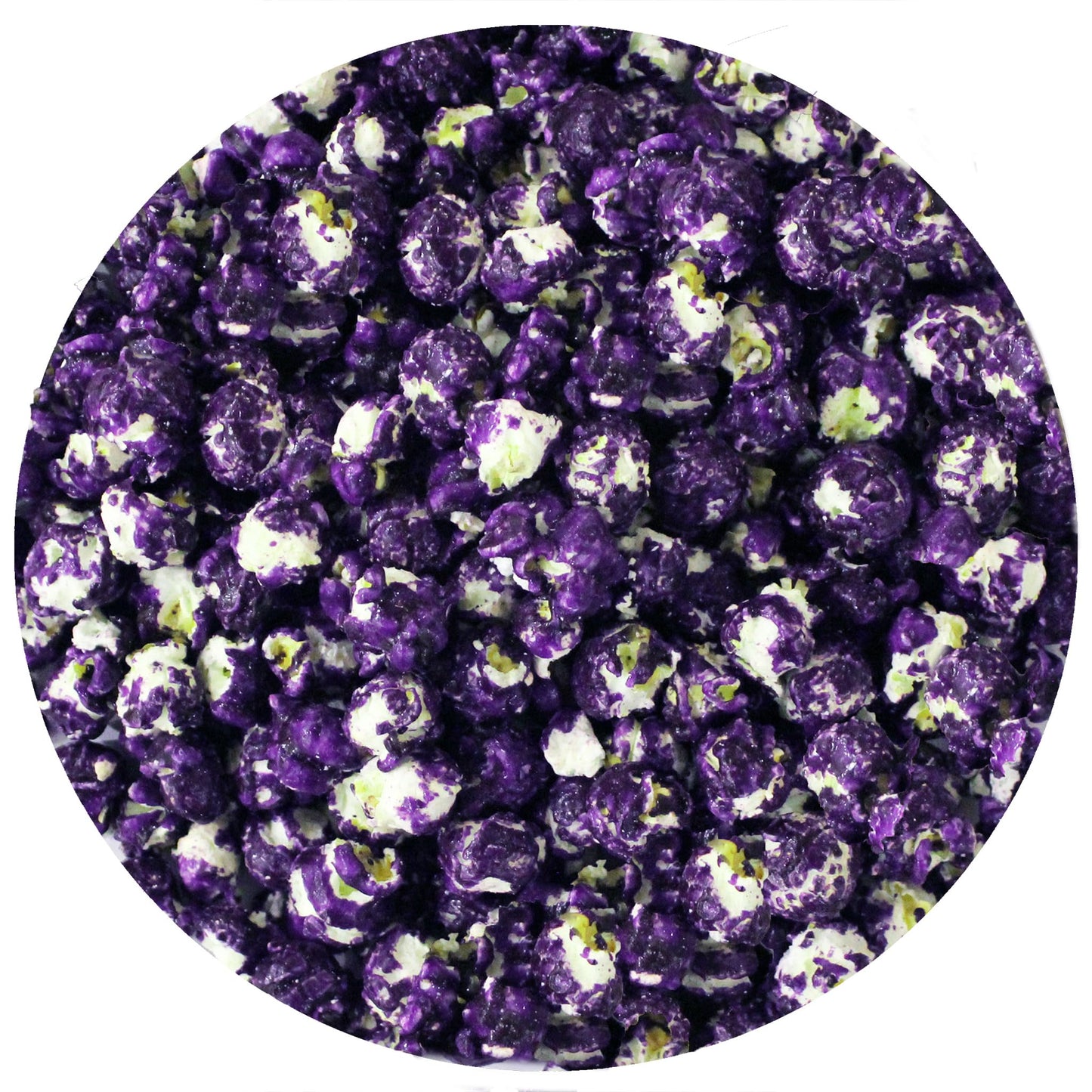 Purple Popcorn Bucket With Scoop, 20 Ounce, Grape Flavored Popcorn Tub, Fresh Gourmet Popcorn, The Hampton Popcorn & Candy Compa