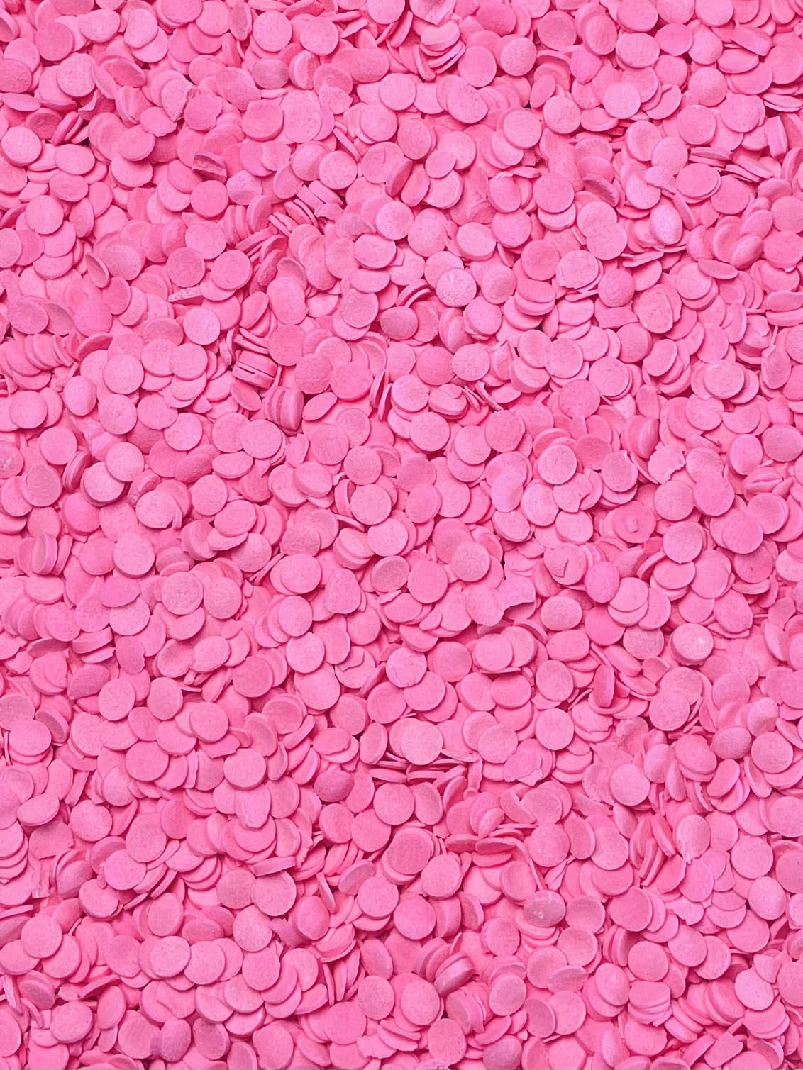 Edible Accents Pink Sequins - Confectionery Accents, Gluten Free, Egg Free, Nuts Free, Kosher, Fancy Sprinkles Medley Mix, For B