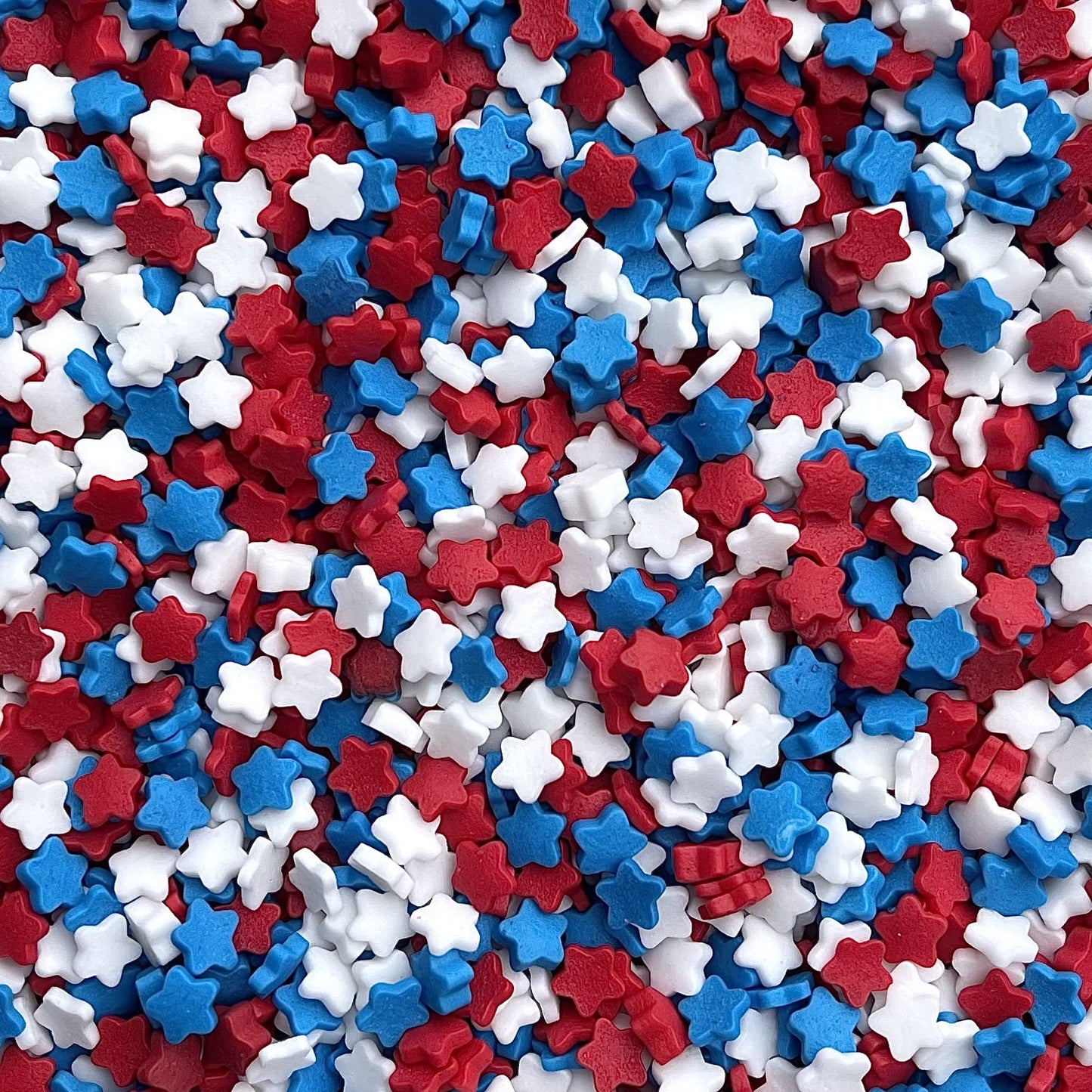 Manvscakes Colored Sugar Sprinkles, Patriotic Red White and Blue, 8 Ounce
