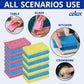 Celox 36 Pack Sponges Kitchen, Durable Natural Sponges For Dishes, Absorbent Cellulose Sponges Bulk For Cleaning Kitchen, Bathro