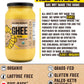 GOLDEN MONKEY Organic Ghee Butter - Grass Fed Clarified Butter for Cooking, Baking, Keto & Gut Health - Ghee Butter Organic Gras