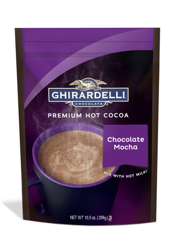 Ghirardelli Hot Chocolate Pouch, Mocha, 10.5 Ounce