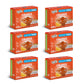 Simply Delish Plant Based Natural Orange Jel Dessert - 6 Pack - Zero Sugar, 0g Net Carbs, Gluten Free, Vegan, Diabetic & Allerge