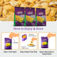 Vinamit Dried Jackfruit Chips | Vacuum Fried Dried Jackfruit | Pack 3 of 3,5 oz Bag | Naturally Sweet & Crispy | Gluten-Free, Ve