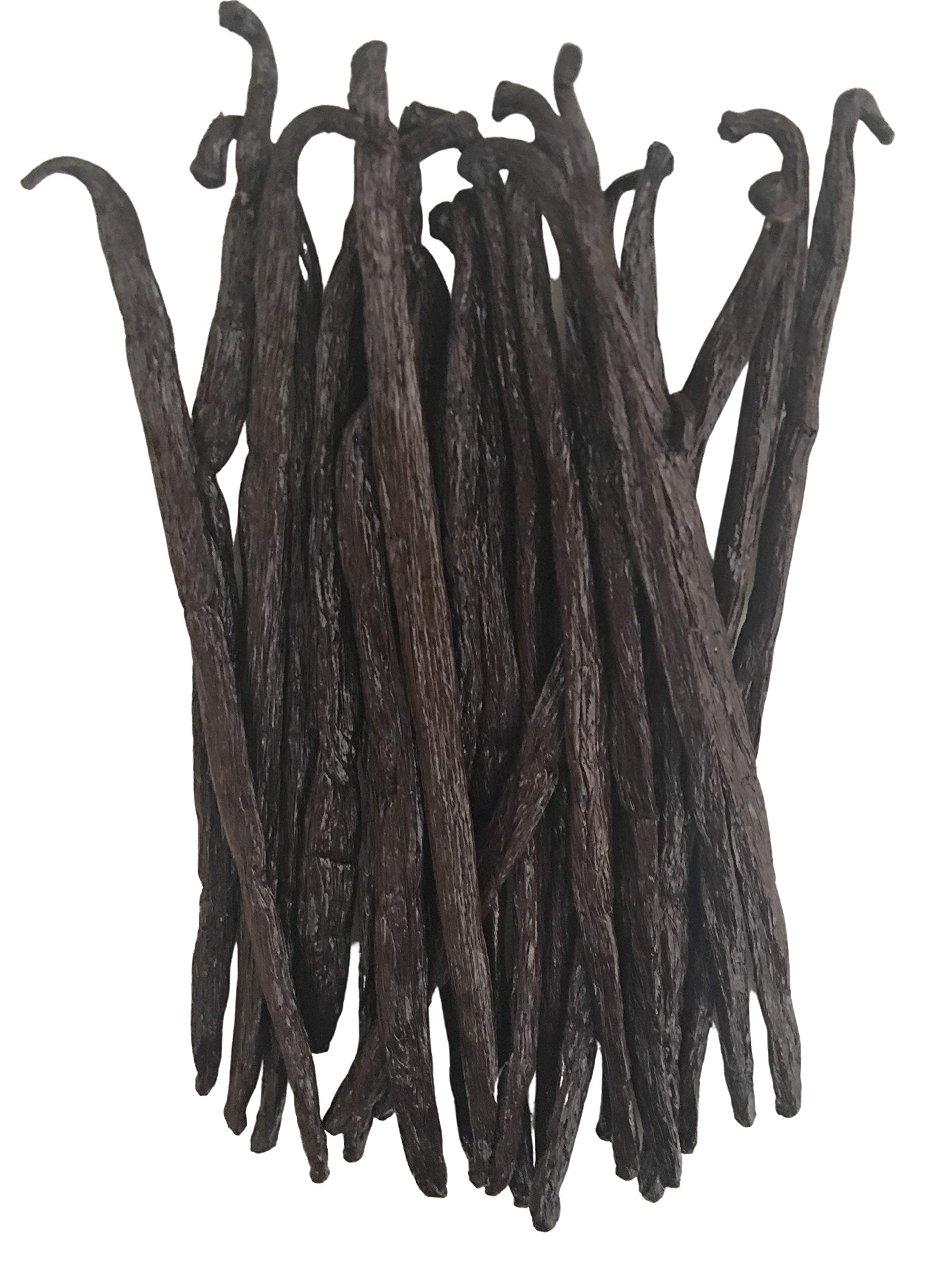10 Organic Grade A Madagascar Vanilla Beans. Certified Usda Organic. 6"-7.5" For Extract, Paste, Essence And Baking By Fitnclean Vanilla. Bulk Bourbon Fresh Non-Gmo Whole Gourmet Pods