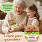 Avboda Mini Grandma Birthday Gifts From Granddaughter Grandson Handmade Crochet Burger Thankving Day Christmas For New Grandmother Great Grandma Nana Gigi Grammy Christmas Stocking Stuffers Ideas