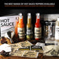 enhanced Hot Sauce Making Kit  5 Varieties of Peppers  Jalapeno Habanero  Gourmet Spice Blend  4 Bottles  Fun Labels  Make your own hot sauce  DIY Gift for Dad (enhanced Kit)