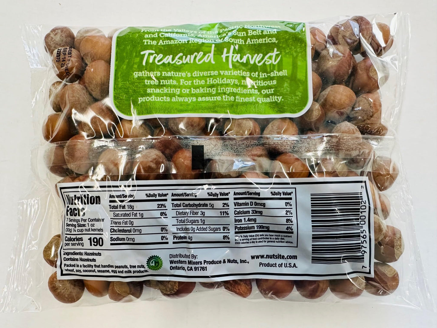 In Shell Hazelnuts (Filberts) - 24/16 Oz. Bags