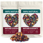 Zhivana Organics Loose Leaf Fruit Tea - Wild Berries - Naturally Caffeine Free - 2 Pack (8 oz)