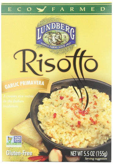 Lundberg Family Farms Garlic Primavera Risotto 5.5-Ounce Units (Pack Of 12)