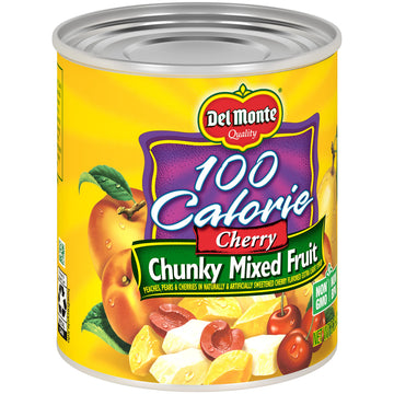 Del Monte Canned Cherry Chunky Fruit Cocktail in Light Syrup  8.25 Ounce (Pack of 12)