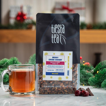 Tiesta Tea - Merry Cocoa Cherry | Chocolate Cherry Herbal Tea | Premium Loose Leaf Tea Blend | Non Caffeinated Holiday Teas | Ma