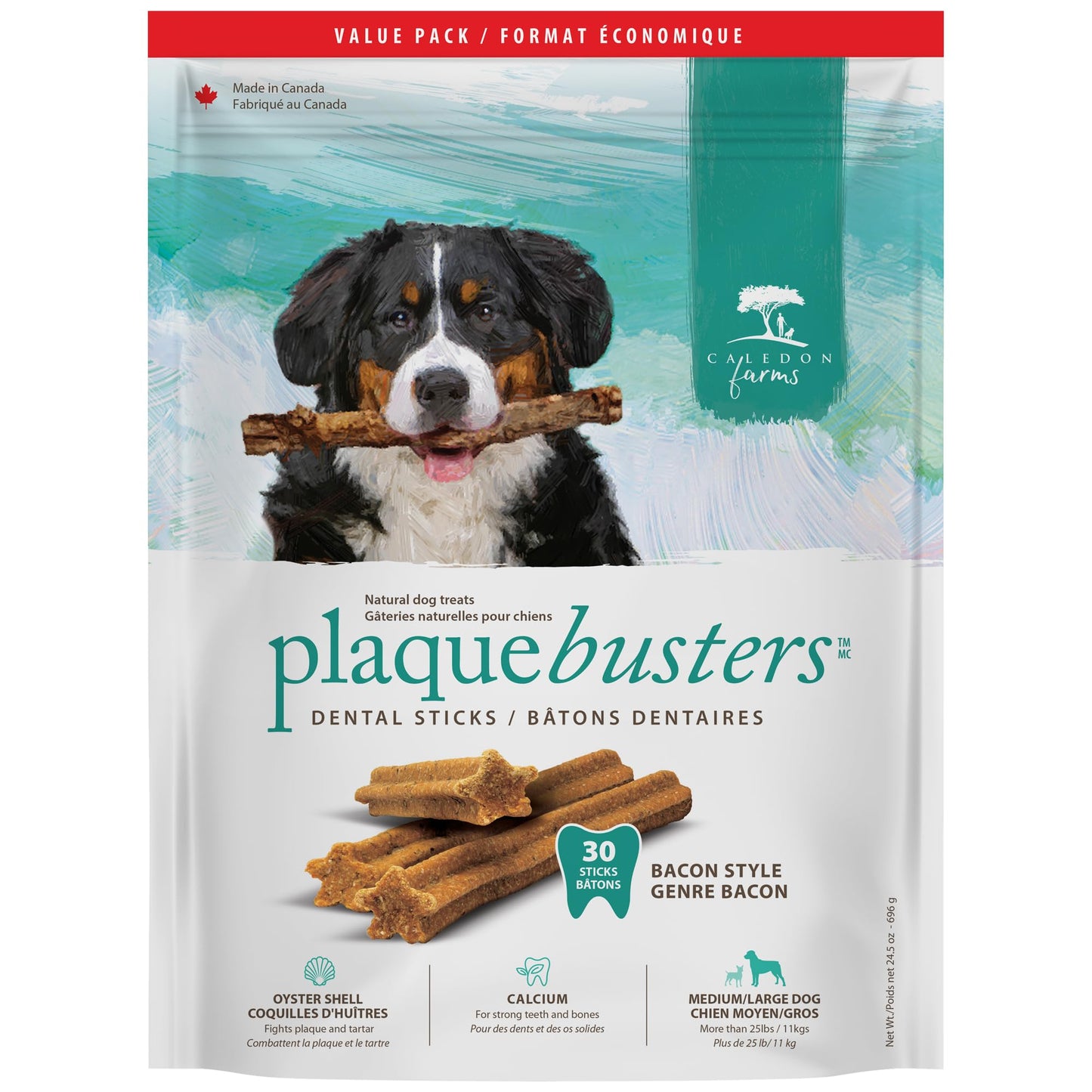Caledon Farms Plaque Busters Bacon - Value Pack 24.5oz/696 Grams