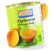 Ashoka Canned Mango Pulp, Premium Alphonso Mango Extract - Sweetened, Great for Making Shakes, Smoothies, Salads, and Baking, Ko
