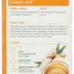 Traditional Medicinals Organic Ginger Aid Herbal Tea - 16 Tea Bags, Promotes Healthy Digestion, Pack of 1